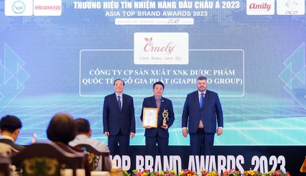 Omely Thương hiệu mạnh chủ lực thuộc Giaphaco Group vinh dự nhận giải thưởng Thương Hiệu Tín Nhiệm Hàng Đầu Châu Á - Asia Top Brand Award 2023