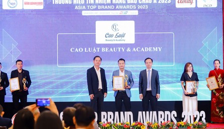 Cao Luật Beauty Academy vinh dự nhận giải thưởng Thương Hiệu Tín Nhiệm Hàng Đầu Châu Á - Asia Top Brand Award 2023