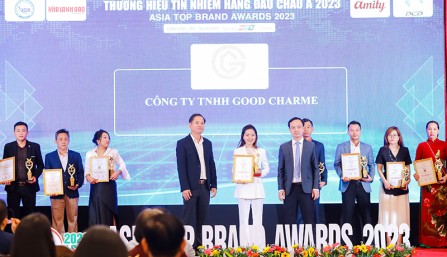 Goodcharme vinh dự đạt giải thưởng: Thương Hiệu Tín Nhiệm Hàng Đầu Châu Á - Asia Top Brand Award 2023