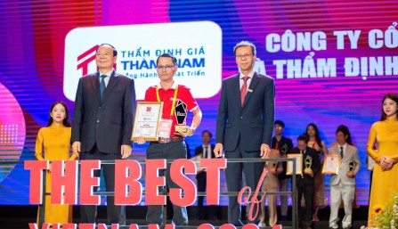 Thẩm định giá Thành Nam – Vinh dự đón nhận Giải thưởng Top 10 Thương Hiệu Tốt Nhất Việt Nam 2024