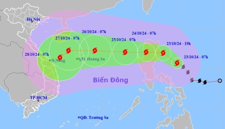 Bão Trà Mi tăng một cấp