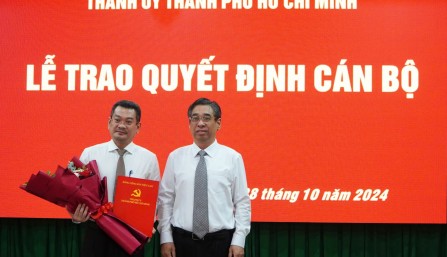 Ông Hoàng Minh Tuấn Anh giữ chức Bí thư Quận ủy quận 7